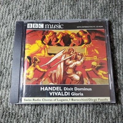 Handel & Vivaldi   Dixi Dominus Gloria CD 1999 Classical BBC Music Promo