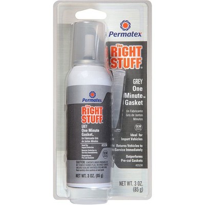 Permatex Gasket Making Compound 25238; The Right Stuff 1 Minute 3oz. Tube Grey