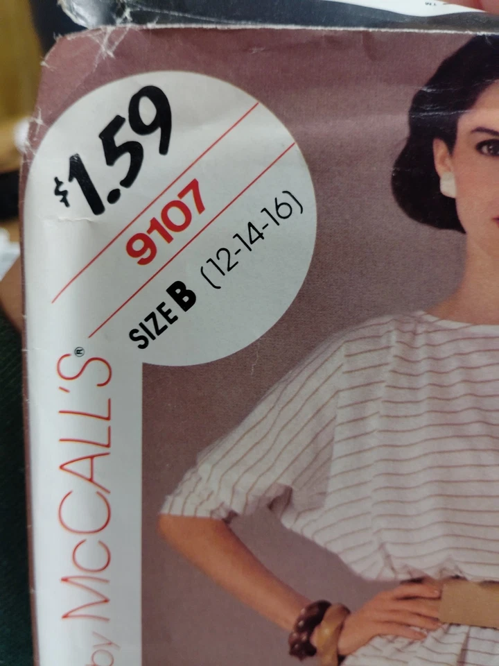 Stitch N Save McCall's 9107 Skirt T Shirt Sewing Pattern Ladies 12 14 16 UC Knit - Image 4 of 4