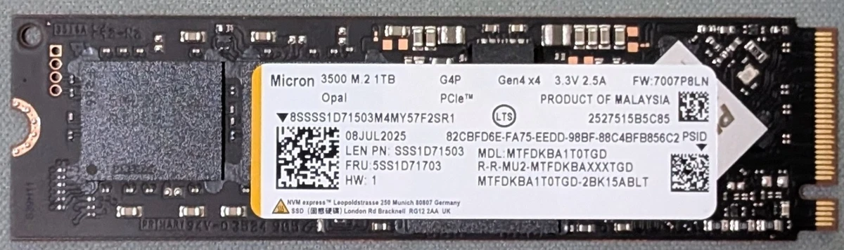 Micron 1 TB Solid State Drives for sale - eBay