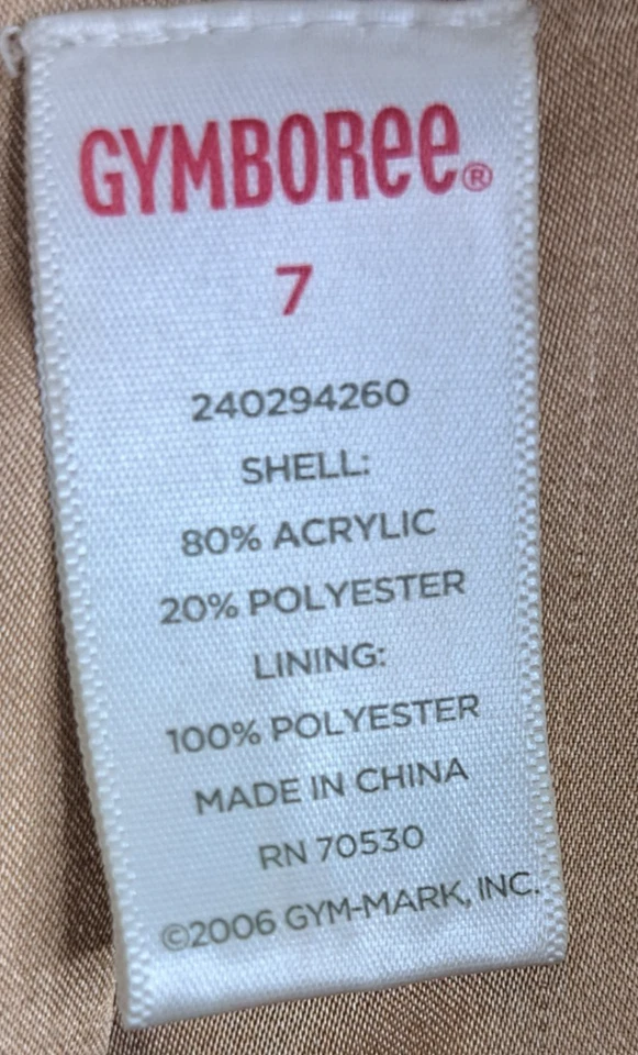 Gymboree 2006 GLAMOUR KITTY Leopard Faux Fur Coat Jacket Girls 7 - Image 3 of 4