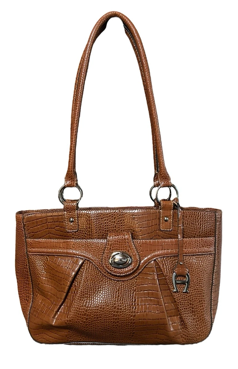 Etienne Aigner Leather Exterior Animal Print Bags & Handbags for