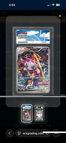 ACE 7 Hoopa 155/XY-P XY-P Promo Holo Japanese Pokémon TCG 2015