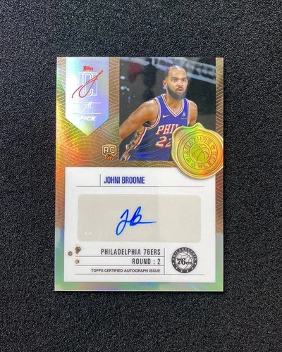 2025 Topps Signature Johni Broome Base (RAW)