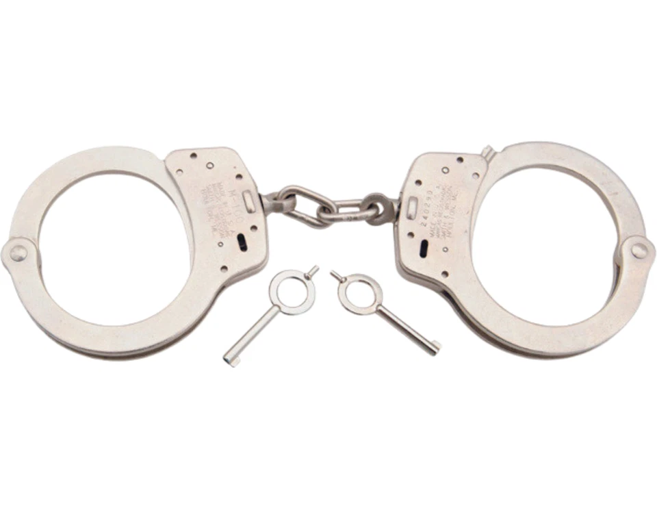 Esposa Smith & Wesson 100 cadena estándar doble bloqueo - níquel Foto 2 de 2