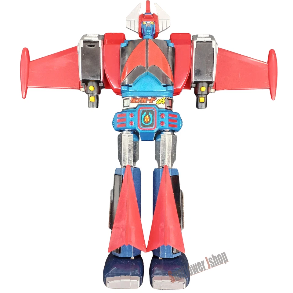 Vintage Popy Chogokin Dx Danguard Ace GA-79 Robot Pressofuso Figura Boxed Japan - Immagine 2 di 4