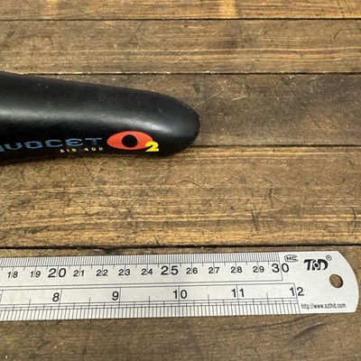 Vintage Avocet O2 Air 40R Saddle Seat Ti Titanium Rails Italy Road