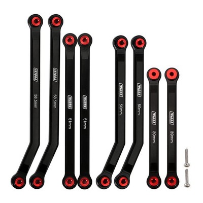 High Clearance Front 4 Links Set for SCX24 C10 JLU Bronco Base Camp Axial 1/2...