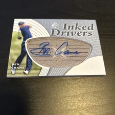 2012 SP Game Used Inked Drivers AUTO Ben Crane #ID-BC PGA Golf Card (f3)