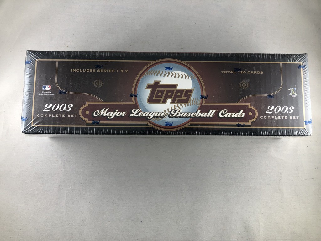 【完全未開封】2003メジャーリーグベースボールカードBOX 2003 Topps Baseball Complete Set Factory Sealed | eBay