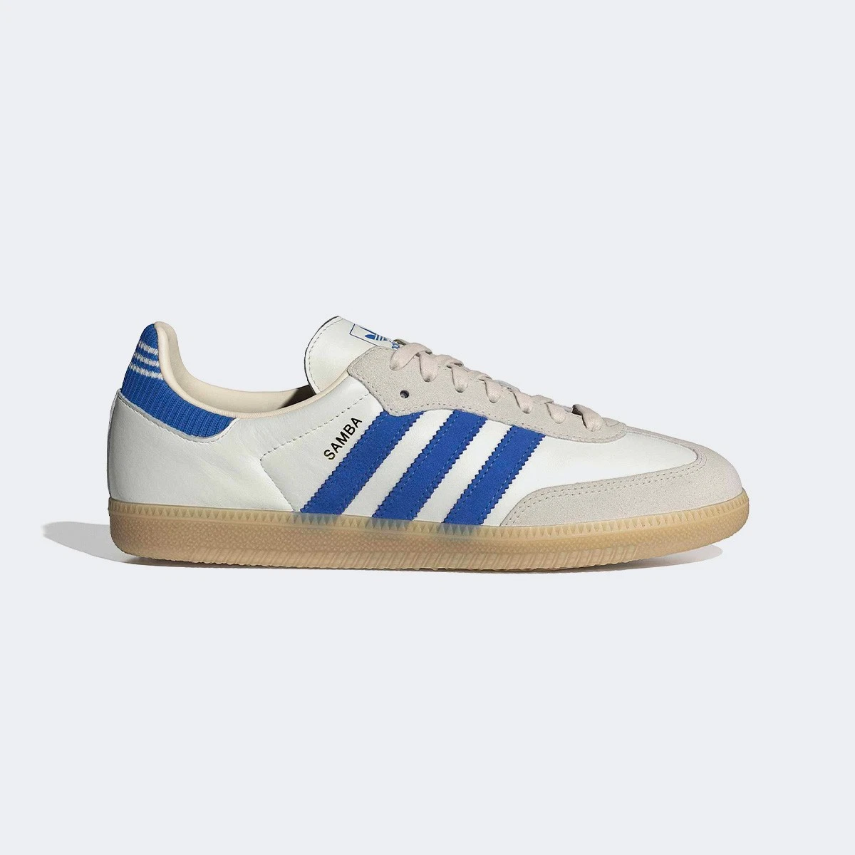 Adidas Samba OG Cloud White Blue Gum for sale | eBay