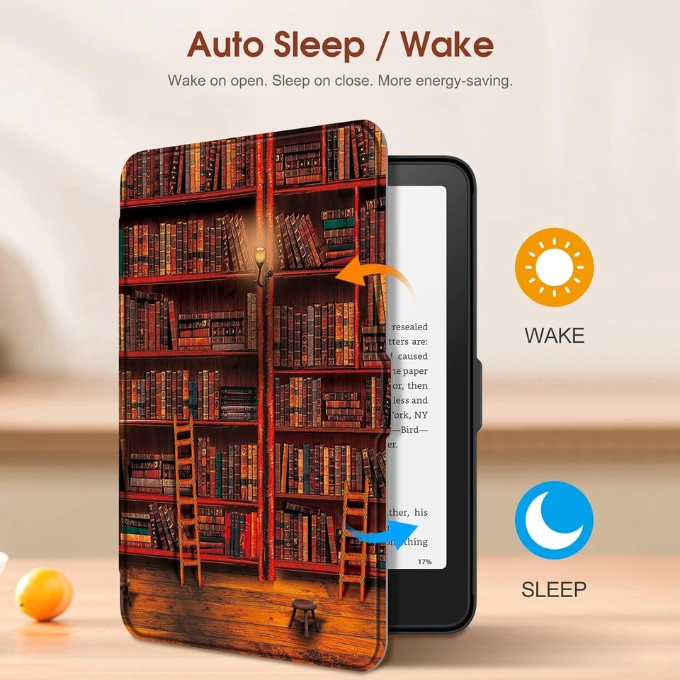 Funda Delgada para Kindle Paperwhite 7" (12ª Gen 2024) Cubierta Protectora Ligera Foto 3 de 4