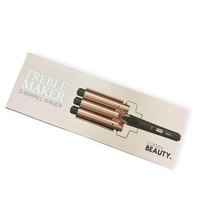 Women Hair Wave Maker 3-Barrel Waver by Cortex Beauty -Rose Gold  (RV $150)