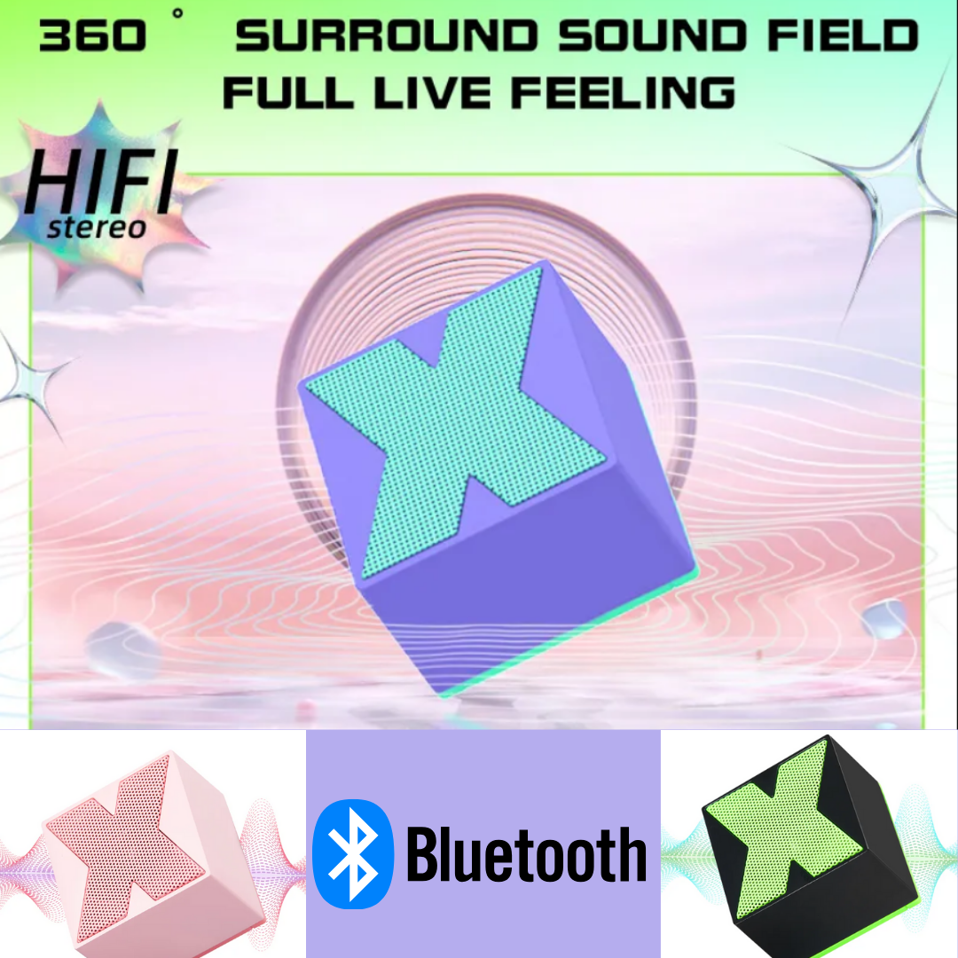 Portable Bluetooth Speaker X1 with Dual Pairing, Hands-Free & Type-C Charging-image