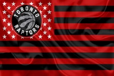 Toronto Raptors NBA Team Logo Basketball Flag Print Gift for Fan POSTER CANVAS