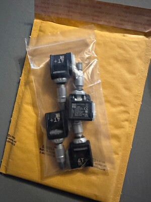 OEM 2019-25 Chevy Silverado GMC Sierra TPMS Trailer Set 4 Sensors P/N 13545366