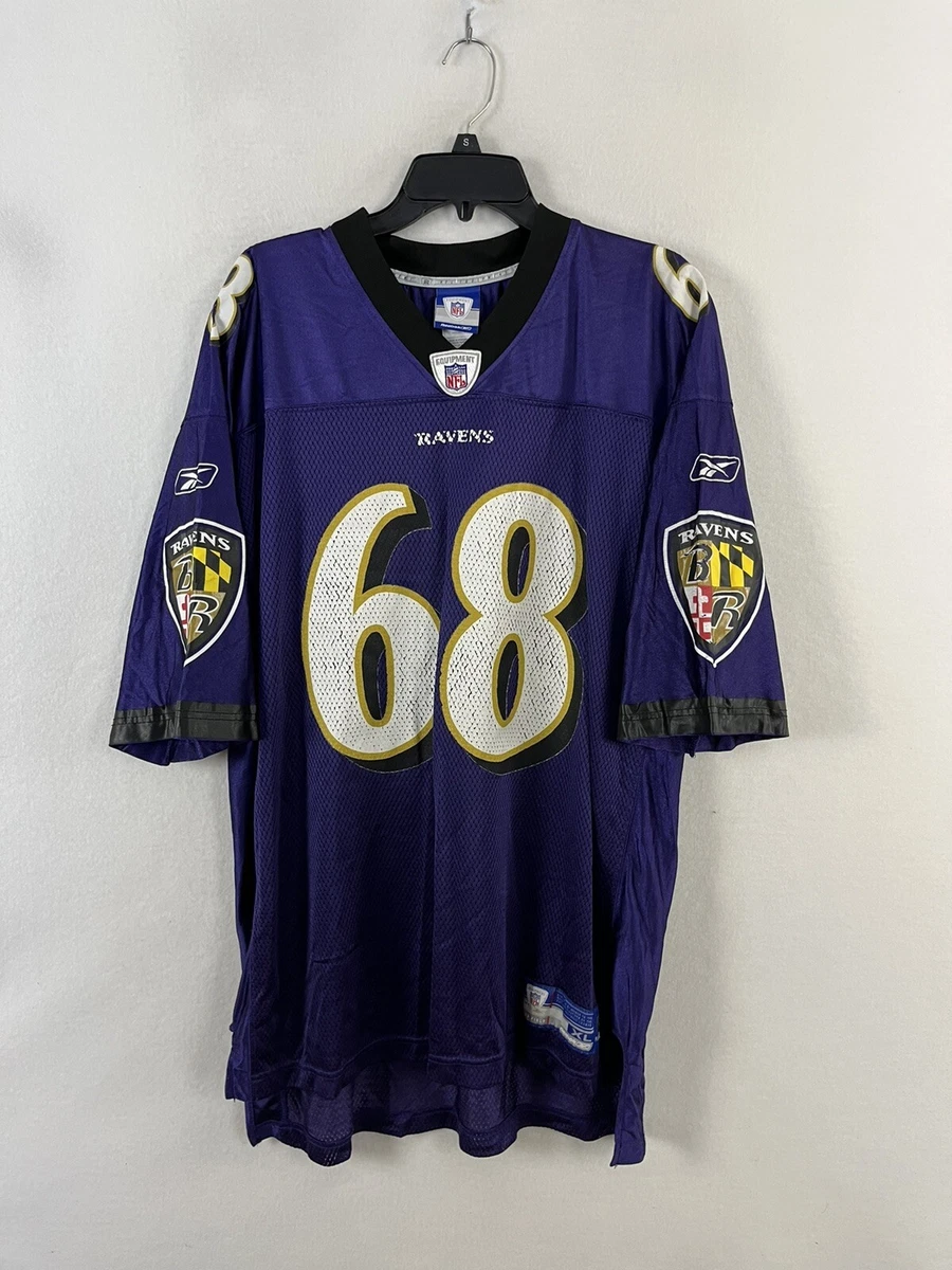 Baltimore Ravens Football Jersey 69 Jones Size XL Reebok Purple