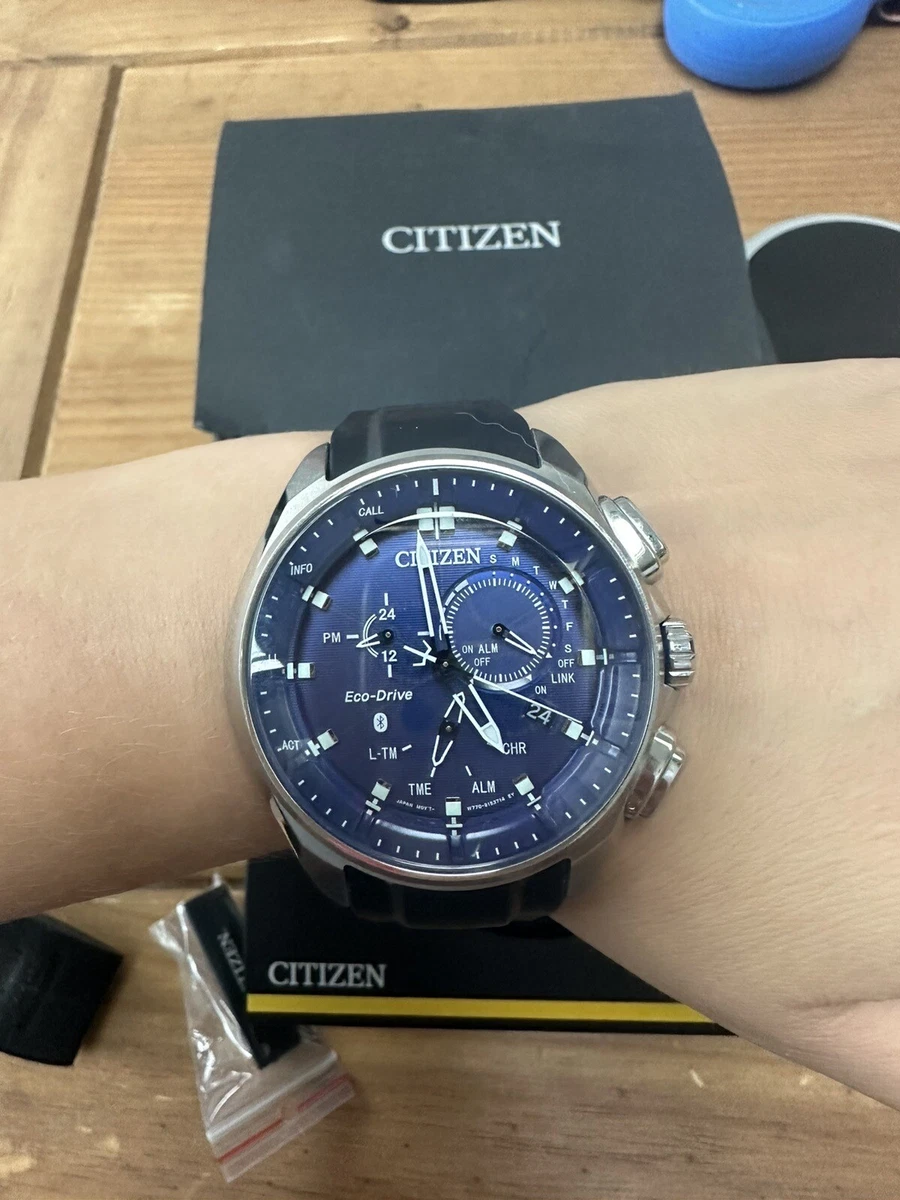 Citizen Bluetooth Ecodrive Stainless Steel Watch GN 4W S W770MV 01