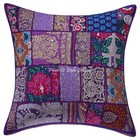 Vintage Floor Pillows Cases Patchwork Car Boho Art Room Decorative Cushion Cover