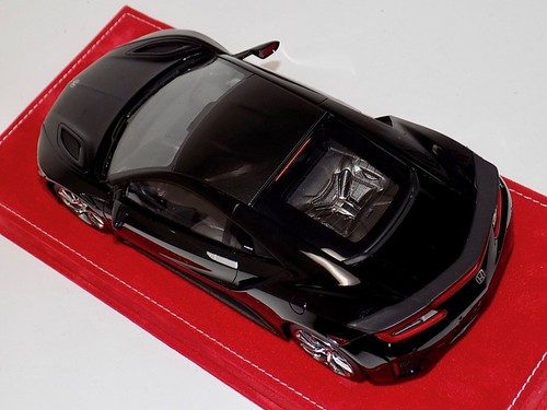 Acura NSX 2017 1/18 velocidad superior en berlina negro tracción derecha Alcantara AB095 - Imagen 4 de 6