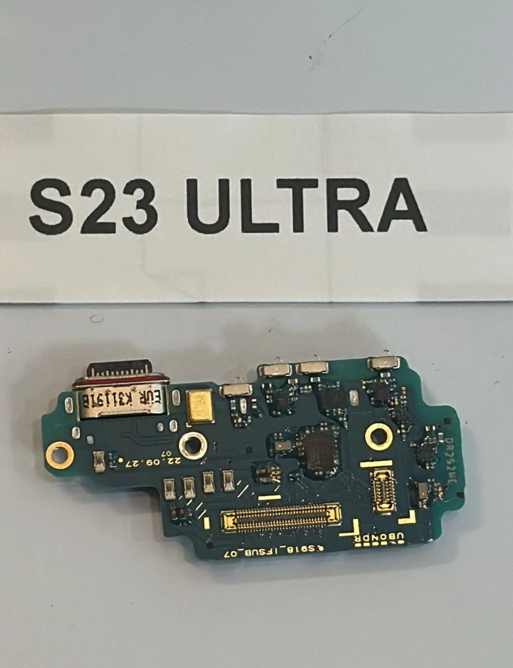 Genuine💯Samsung S23 Ultra Charging Port & microphone USB PCB🔥Grade A+-inc VAT