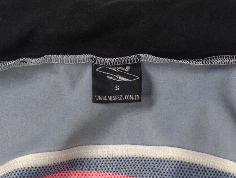 Camiseta masculina de ciclismo Suarez Van Dessel pequena sem mangas zíper completo - Imagem 3 de 4