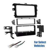 1 Din Car Stereo Radio Dash Wire Kit Combo for 2009 2010 2011 Toyota Corolla  