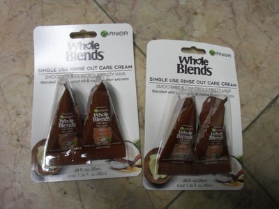 <span>2 X 0.68 fl oz Garnier Whole Blends CARE CREAM HAIR </span> (860001169201)