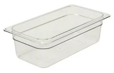 CAMBRO PAN THIRD CLEAR 4" DEEP, EA, 11-0353 CO FOOD PANS