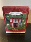 2001 Hallmark Keepsake Ornament Fire Station No. 1 Town and Country- New- Read