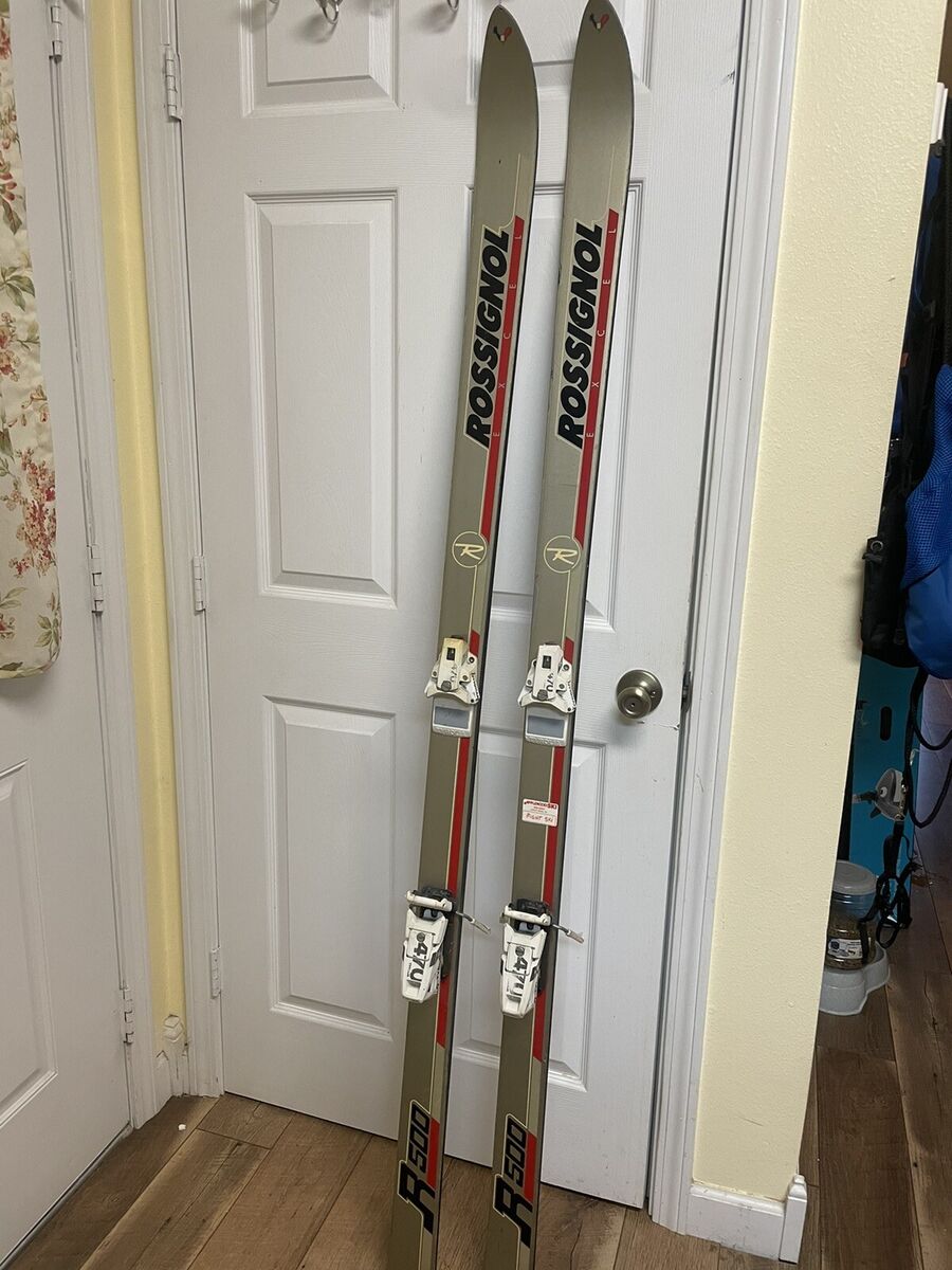 Vintage Rossignol Skis with Bindings Excel R500 See pics + Vintage Rossignol Skis with Bindings Excel R500 See pics +