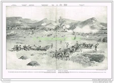 PANORAMA OF THE BATTLE OF COLENSO, BOOK ILLUSTRATION (PRINT), c1900