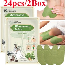 24pcs Knee Relief Patches Sticker Joint Pain Wormwood Ache Plaster Pad Health