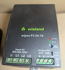 Weiland Wipos P3 24-10, 81.000.6170.0 Switching Power Supply 3PH 480VAC (New NB)