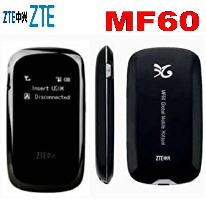 Unlocked ZTE MF60 WCDMA Wifi Wireless Router 3G Modem Dongle Pk Mf61 Mf90 Mf91 - Image 4 of 4