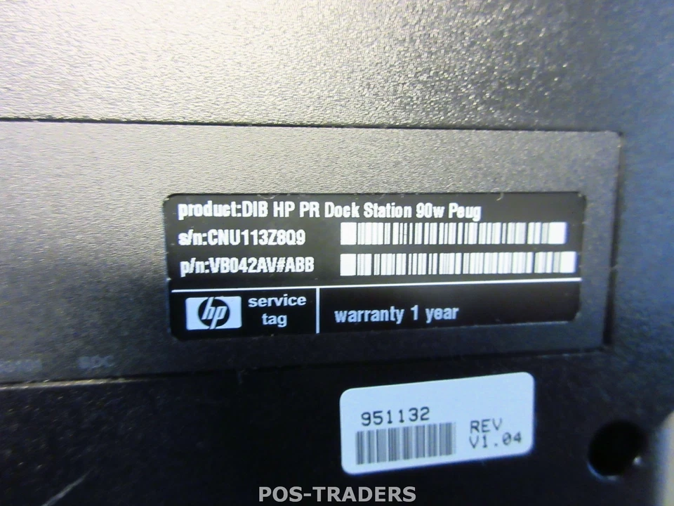 HP VB042AV Docking Station Elitebook Probook 8440p 8470p 8540p 8570w 8740w 8760w - Bild 2 von 2