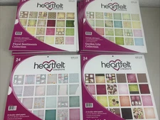 Heartfelt Creations Set Of 9 Collection 24 Pages 12 x 12 Paper Pad Pick One