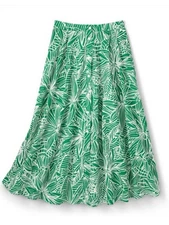 NEW Women’s M Tabitha Brown for Target Linear Floral Print Maxi Skirt