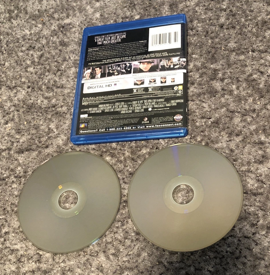 Once Upon a Time in America (Blu-ray Disc, 2002) Extended Directors Cut OOP - Image 2 of 4