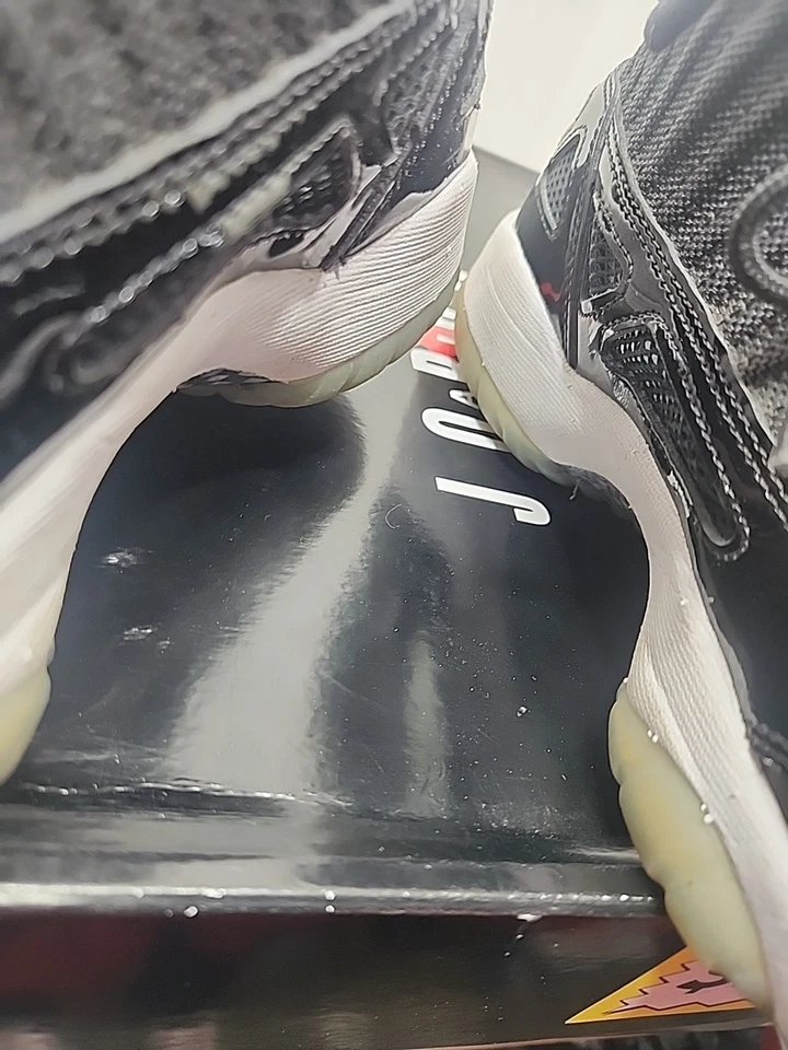 Air Jordan 11 ретро IE низкого пространства джем мужчин размер 9,5 черный кроссовок баскетбол - Изображение 3 из 4