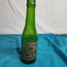 RARE VINTAGE 1947 2-WAY DR. PEPPER BOTTLING PARAGOULD ARKANSAS ACL SODA BOTTLE
