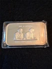 1973 NIXON-BREZHNEV PEACE & FRIENSHIP 1 TROY OZ 0.999 FINE SILVER BAR   #MF-2007