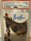 2019 Panini Immaculate Scorers Club George Gervin AUTO /99 PSA 9 Spurs