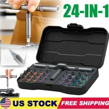 Home Repairs 24 In 1 Multi Bit Magnetic Screwdriver Set Multifunctional Toolbox 