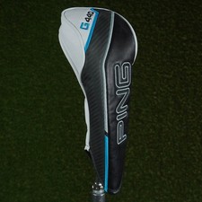 PING G440 FAIRWAY WOOD HEADCOVER WHITE / BLACK / BLUE CHANGEABLE 'S  LOOK 