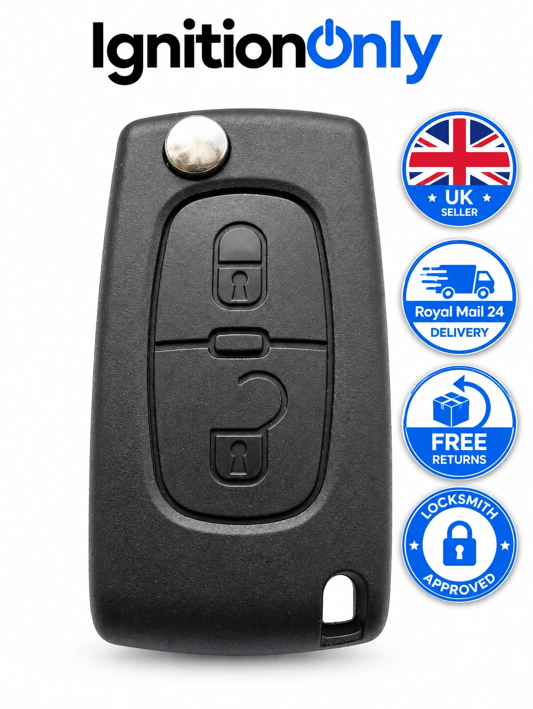 Peugeot 207 key case — view 1
