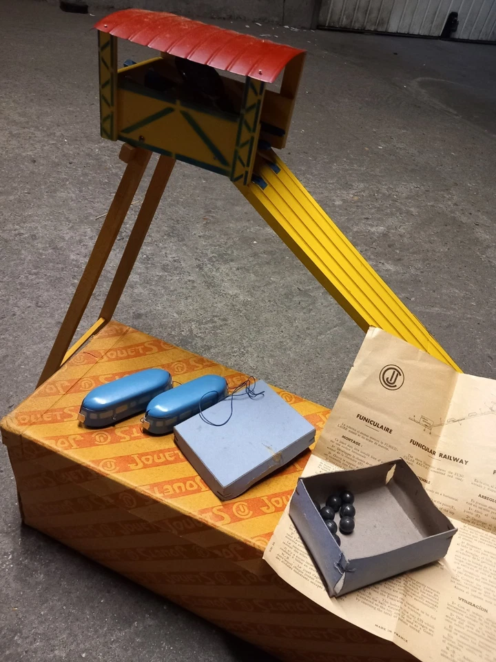 CIJ funiculaire 1935 NEUF en Boite ! Jamais Joué Complet Avec Notice ! no JEP - Photo 2/4