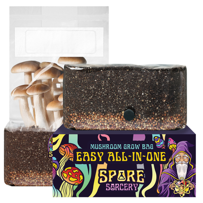 #ad #ad 6lbs All in One Mushroom Grow Kit in a Bag HUGE FLUSHES Easy to Use $35.99
