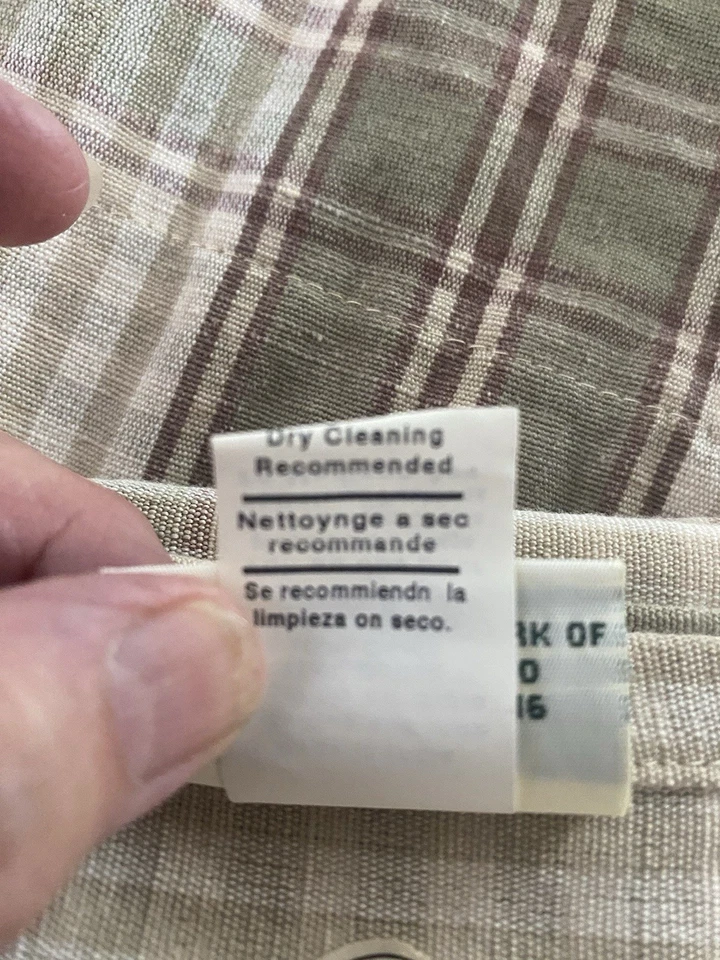 Waverly Festoneado Cuadros/A Cuadros Beige Tostado Ventana Top/Cenefa Granja Campo Foto 3 de 4