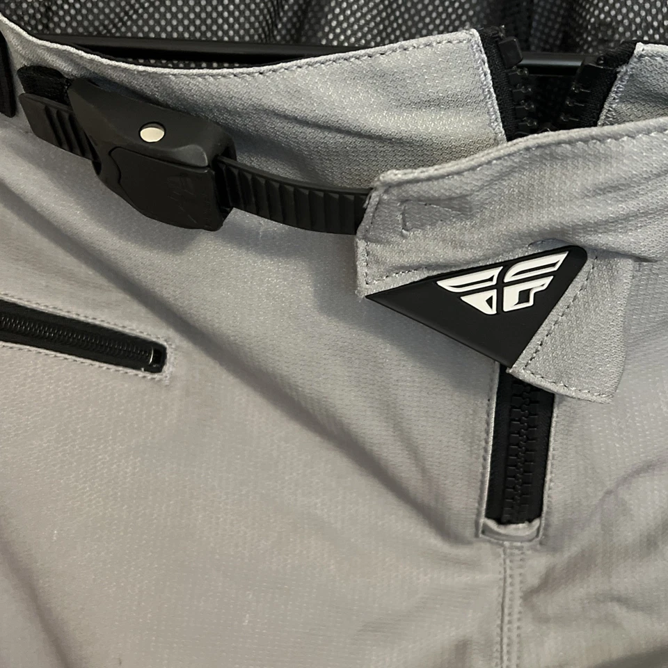 Велосипедные штаны Fly Racing Rayce MTB/BMX серые 34 - Изображение 3 из 4